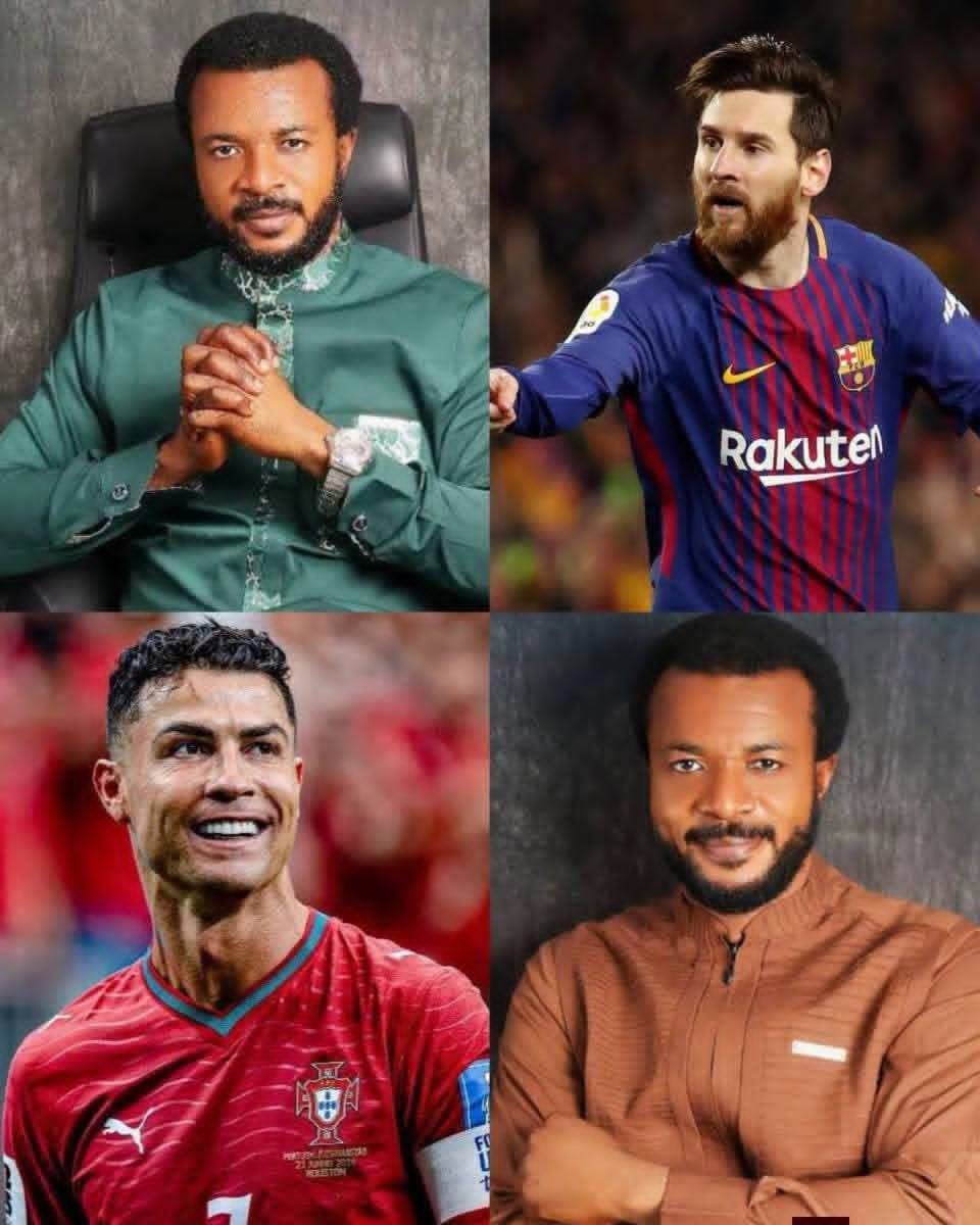 Ebuka Obi👉 "Comparing Cristiano Ronaldo and Lionel Messi doesn't make any sense to me. .How can you...