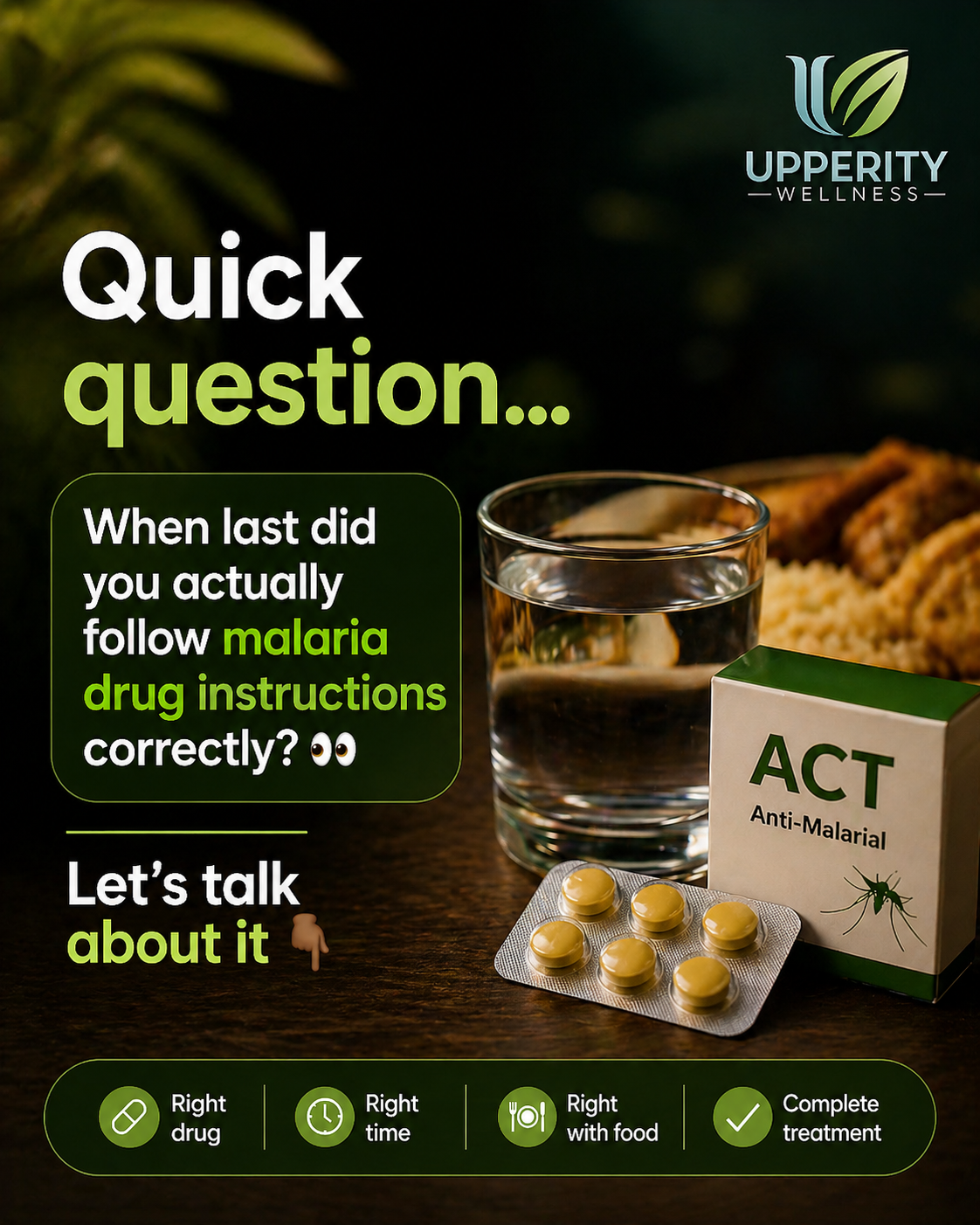 MALARIA TREATMENT ๐ฆ๐
First choice: ACT
1๏ธโฃ Artemether/Lumefantrine
3 days (6 doses)
โ ๏ธ Take with f...