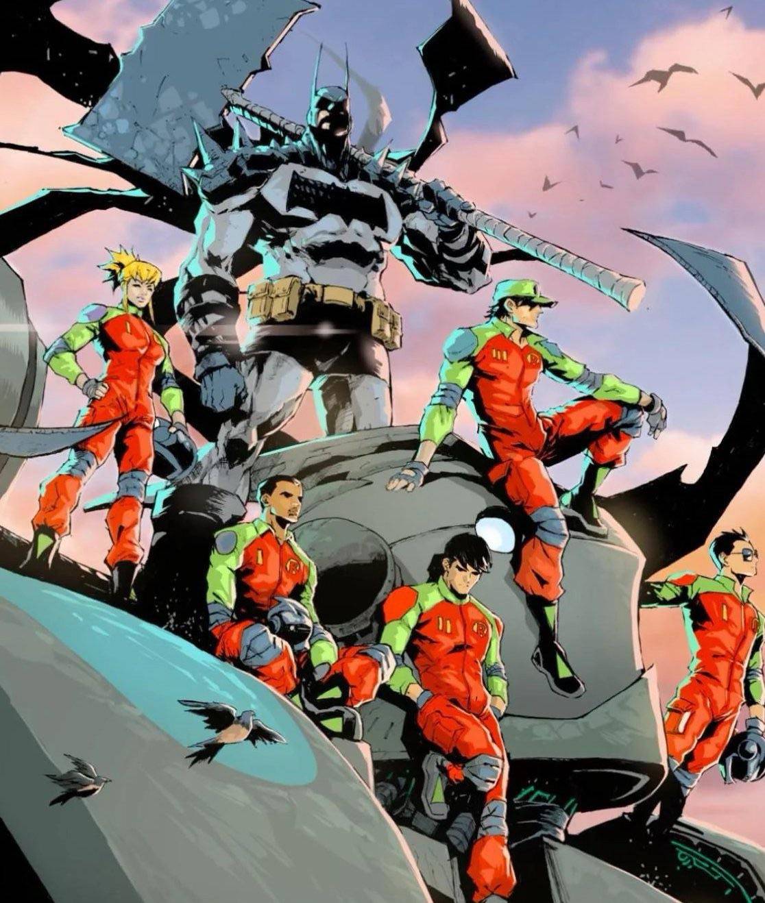New look at THE ROBINS on Dexter Soy’s variant cover for ‘ABSOLUTE BATMAN’ #20, to be released on Ma...