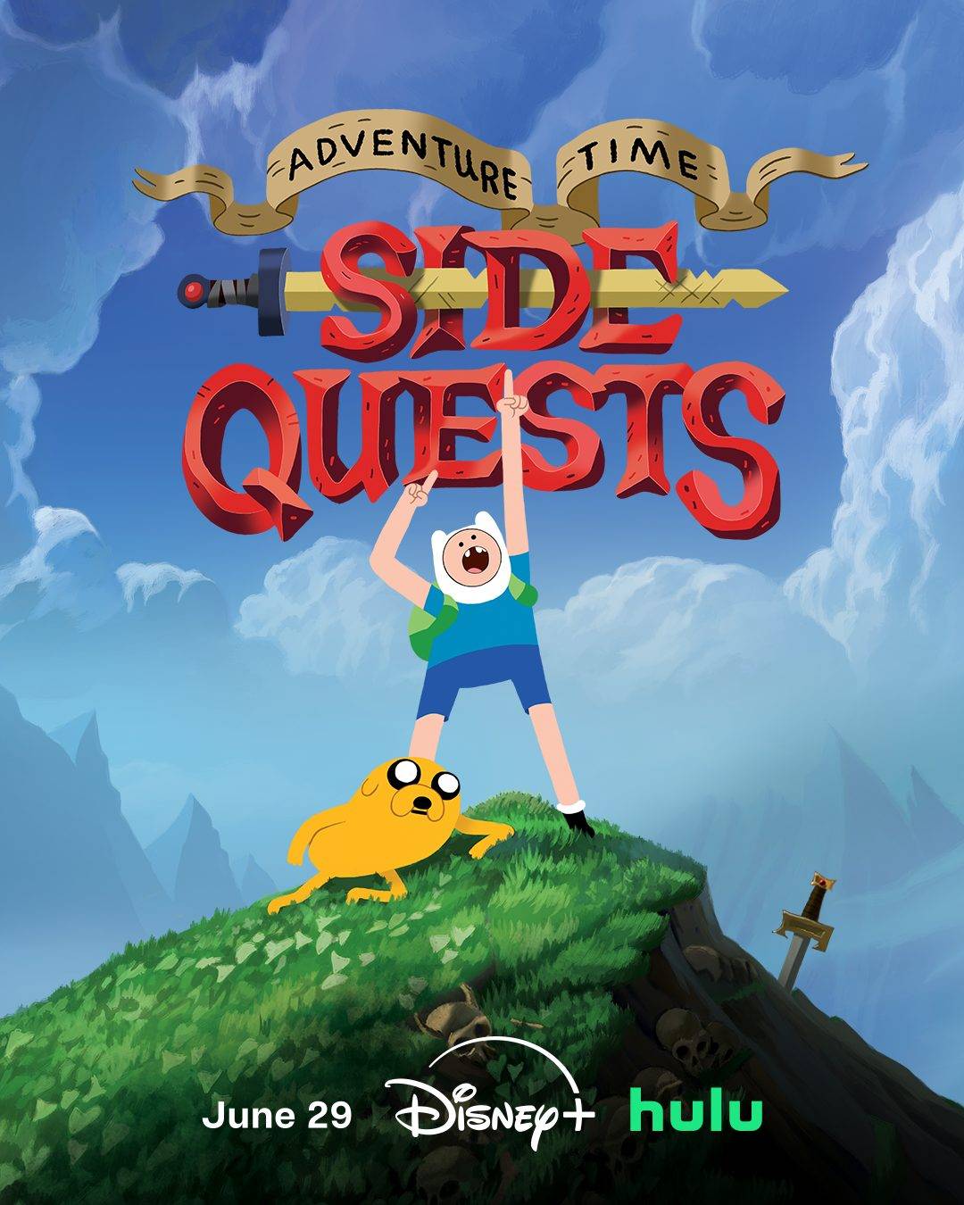 New poster for "Adventure Time: Side Quests".
Premiering June 29th in the United States and Octobe...