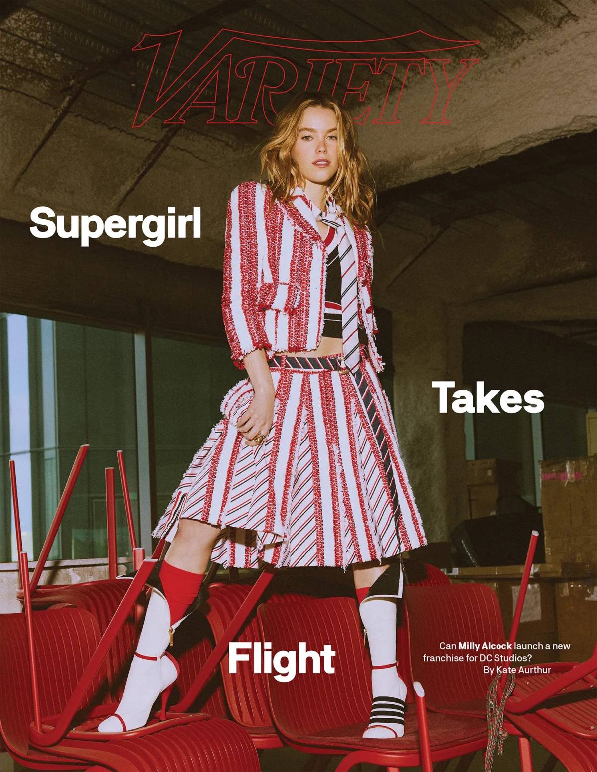 Milly Alcock covers the latest issue of Variety, photographed by Nino Muñoz.
She played Princess Rh...