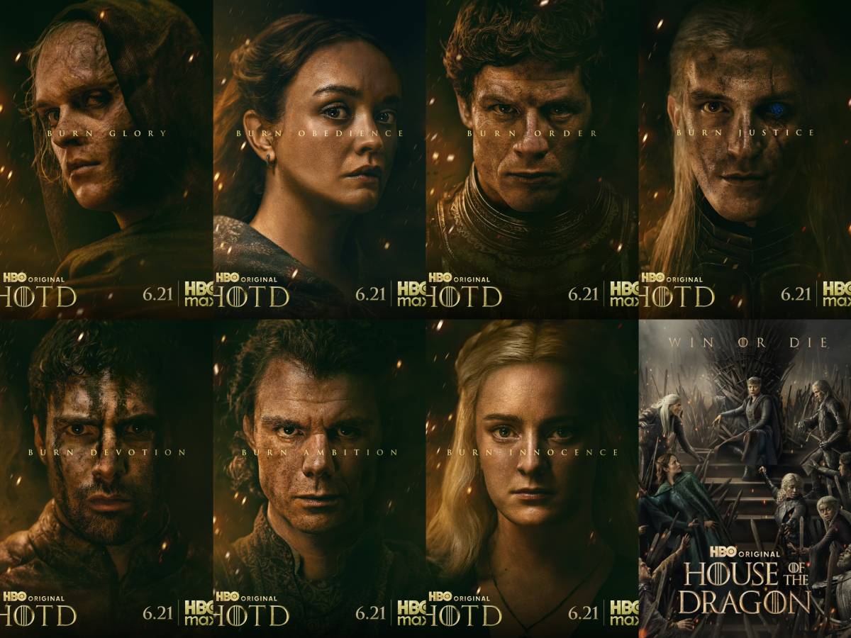 The official character posters for TEAM GREEN in "HOUSE OF THE DRAGON" Season 3 have been released....
