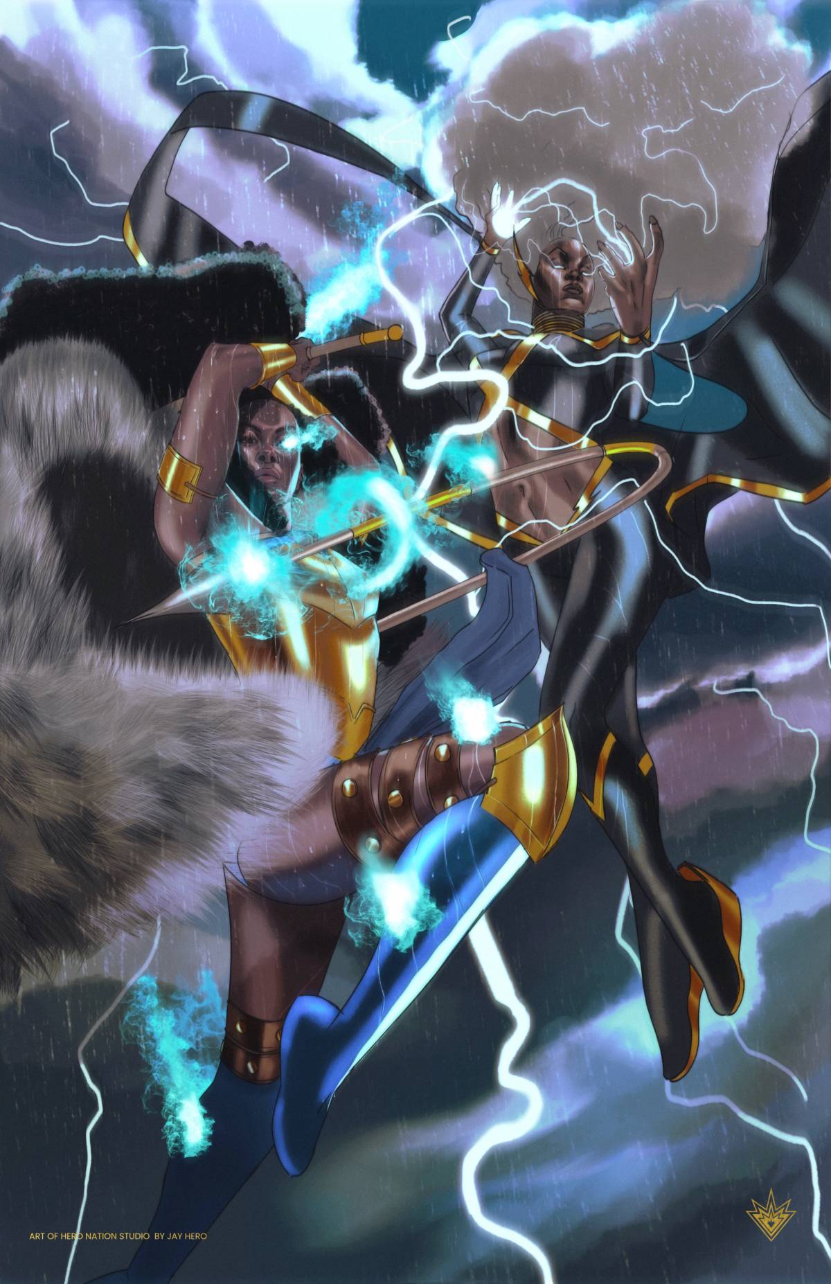 Award winning illustrator Jay Hero shared his stunning artwork of Storm and Nubia.
Do you think DC...