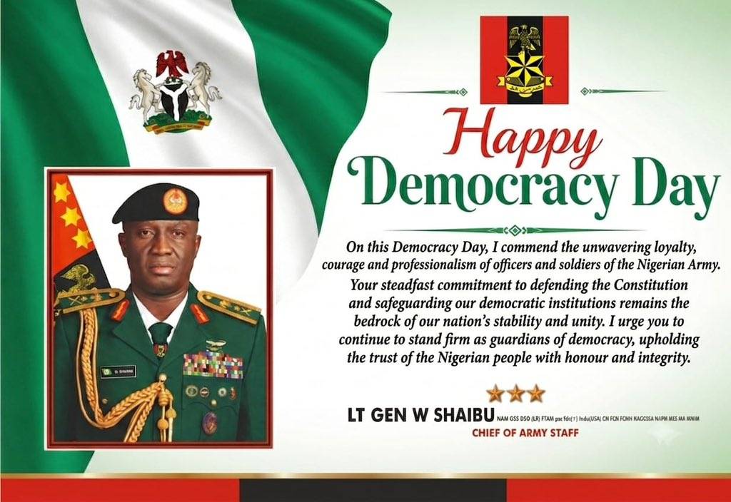 ๐ณ๐ฌ๐ชHappy Democracy Day Nigeria
๐ณ๐ฌ๐ณ๐ฌ๐ณ๐ฌGOD BLESS FEDERAL REPUBLIC OF NIGERIA ๐ณ๐ฌ๐ณ๐ฌ๐ณ๐ฌ