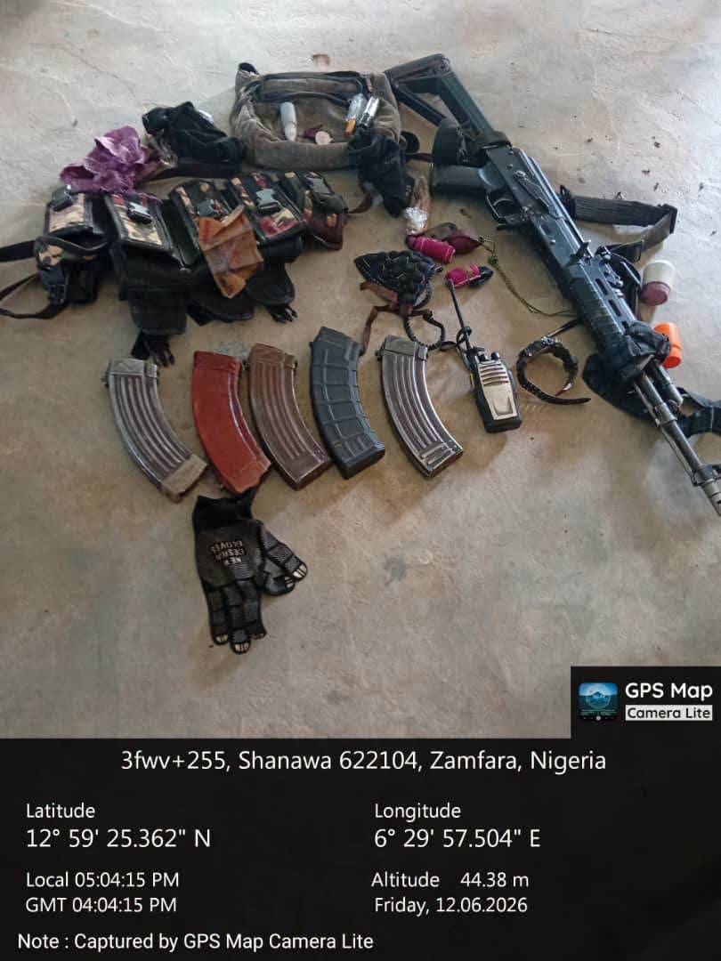 BOOOOOOOOOM 🔥🔥🔥🔥🔥
Nigerian troops £l!m!n@t£d 3 B@nd!ts t£rr0r!sts in Zamfara State recovered a...