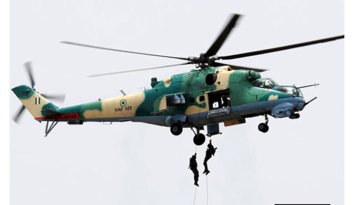 While the valleys are still shrouded in early morning mist, the heavy rotors of our tactical transpo...