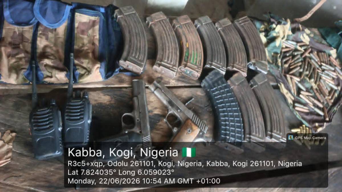 BREAKING: KOGI INTERCEPTS LARGE CACHE OF ARMS, FOILS PLANNED CRIMINAL RETALIATION ATTACK π¨π¨π¨π¨π¨...
