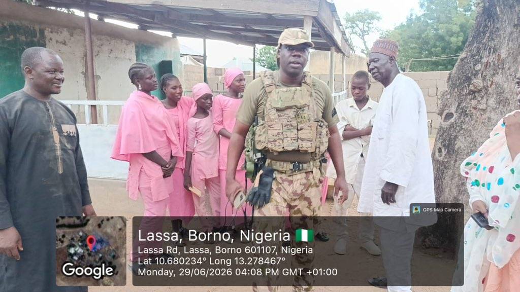 BREAKING NEWS💪💪💪💪💪
🇳🇬🪖TROOPS RESCUE 10 ABDUCTED NECO CANDIDATES & TEACHERS IN BORNO.
Gallant...