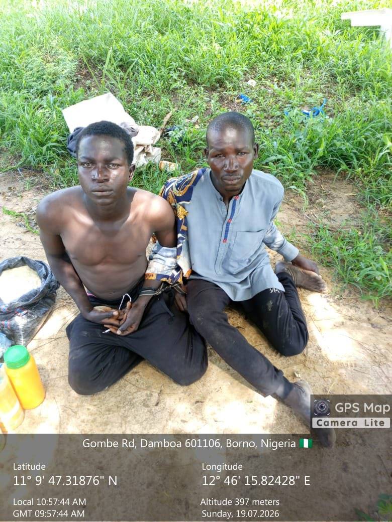 ๐จ TROOPS ARREST TWO SUSPECTED ISWAP LOGISTICS SUPPLIERS ON FARM PROTECTION PATROL IN BORNO
Troops...