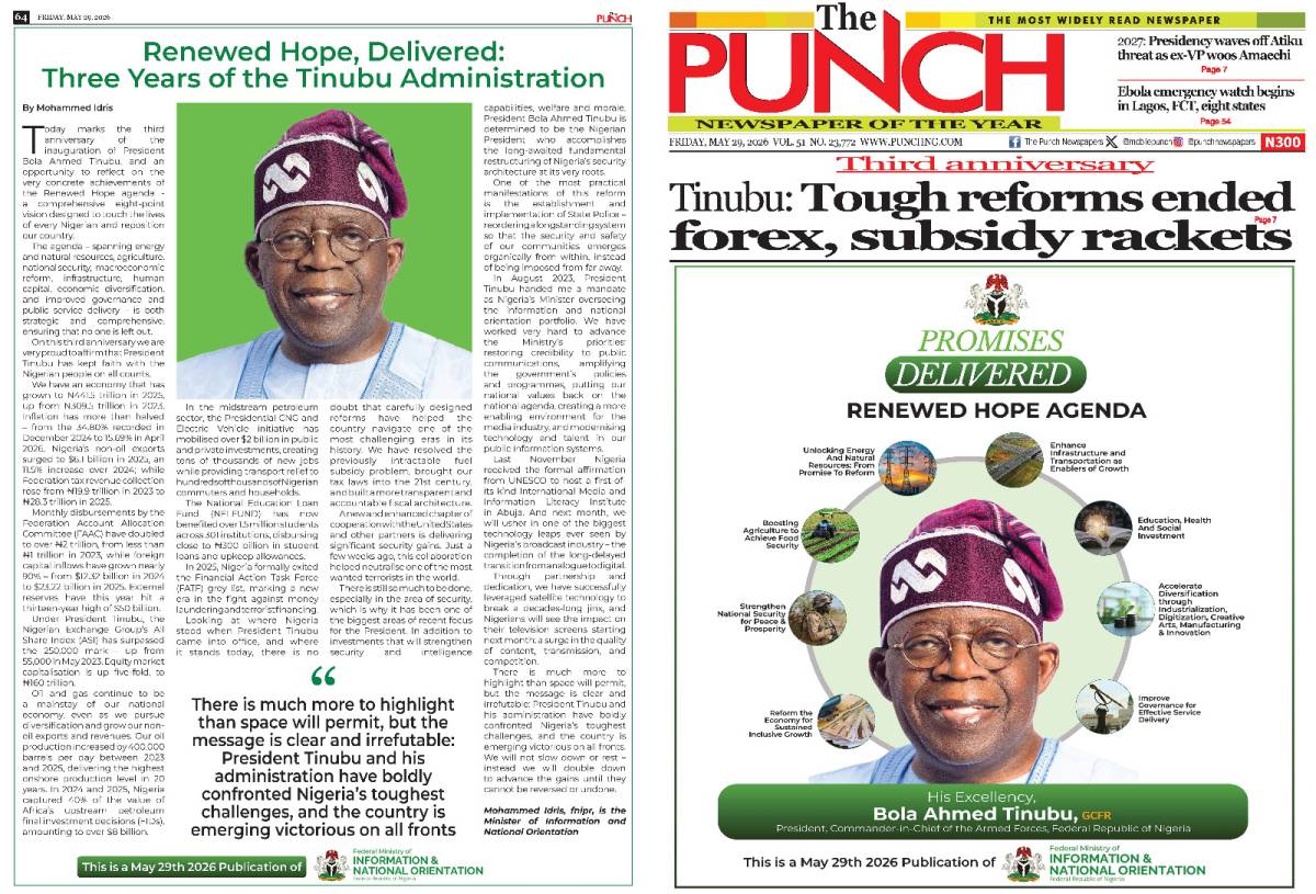 MAY 29 - HEADLINES
