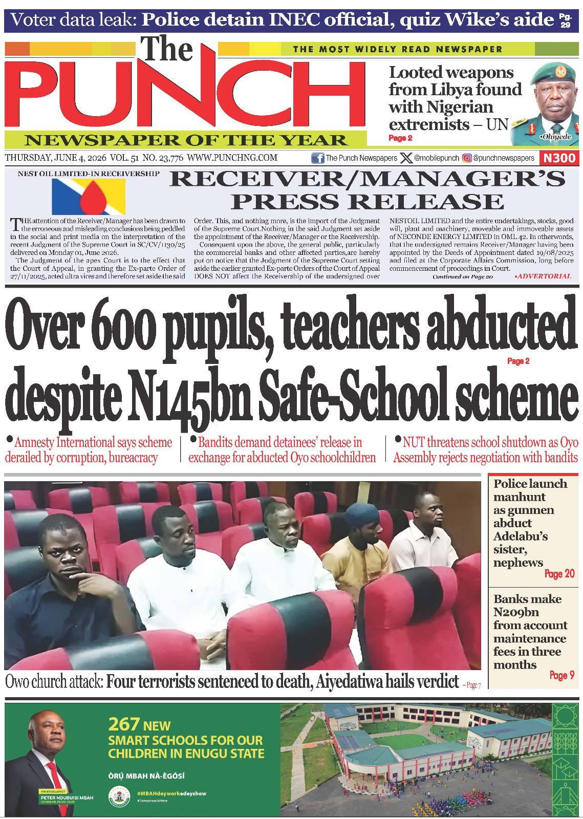 Today's Biggest Headlines 

Here are some of the news reports that you shouldn’t miss this morning...