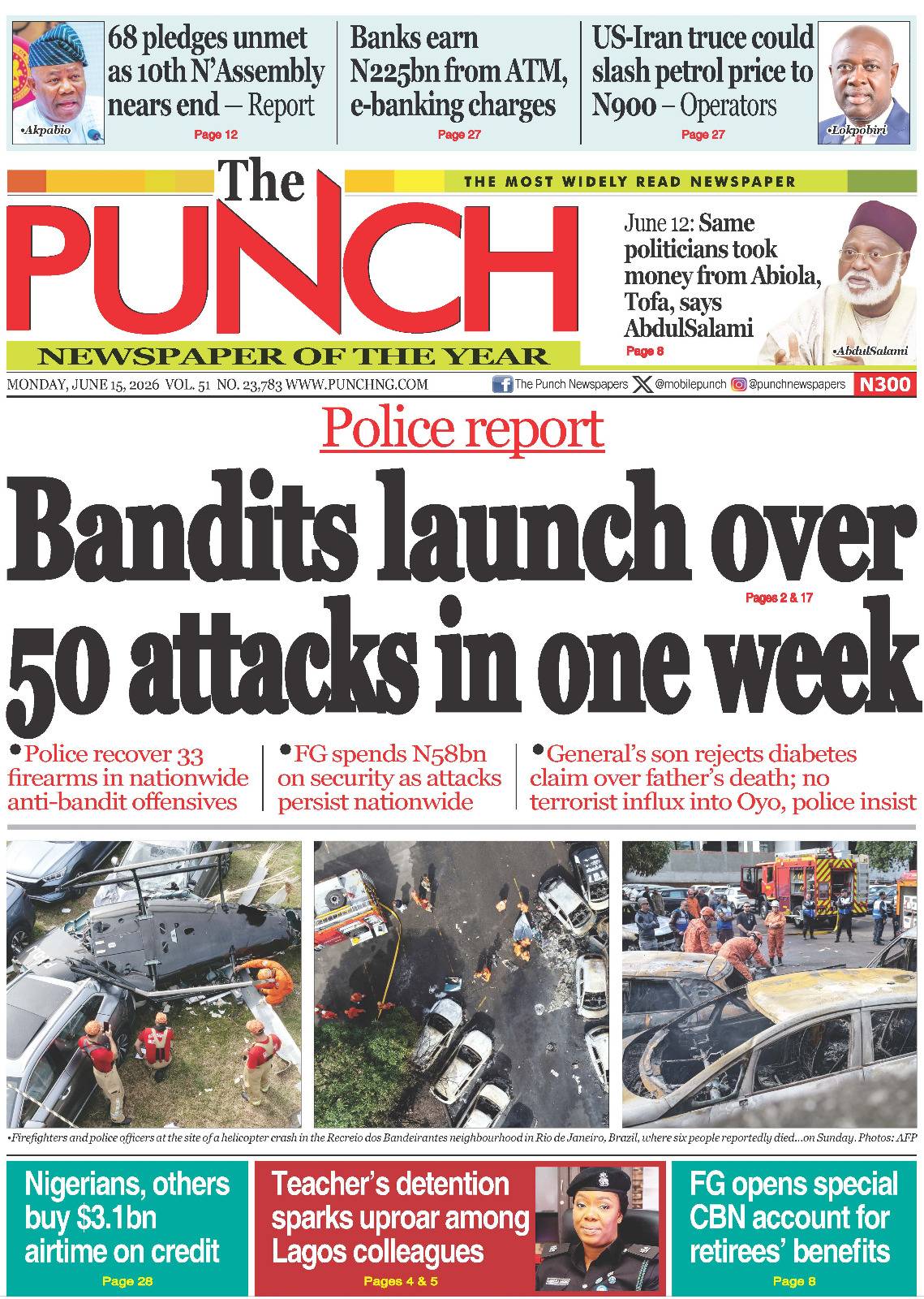 Today's Biggest Headlines
Here are some of the news reports that you shouldn’t miss this morning...