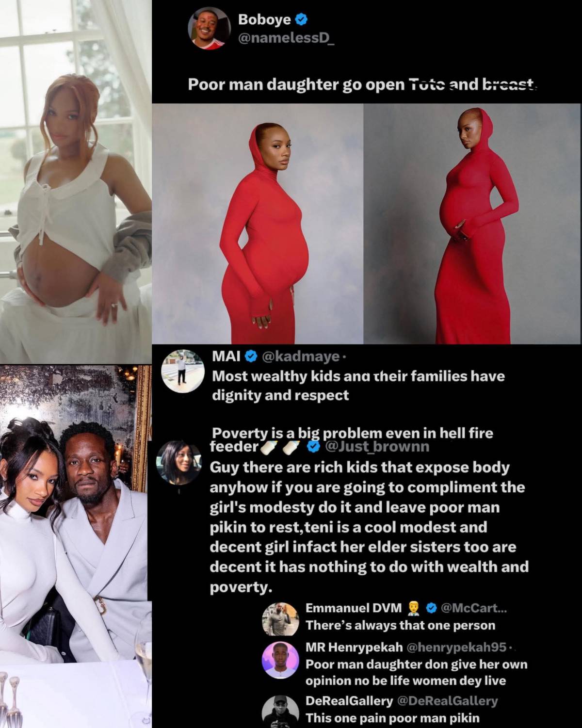 Between X users and a lady who tr!ed to defend p00r Ladies who dresses !ndecently just to take Preg...