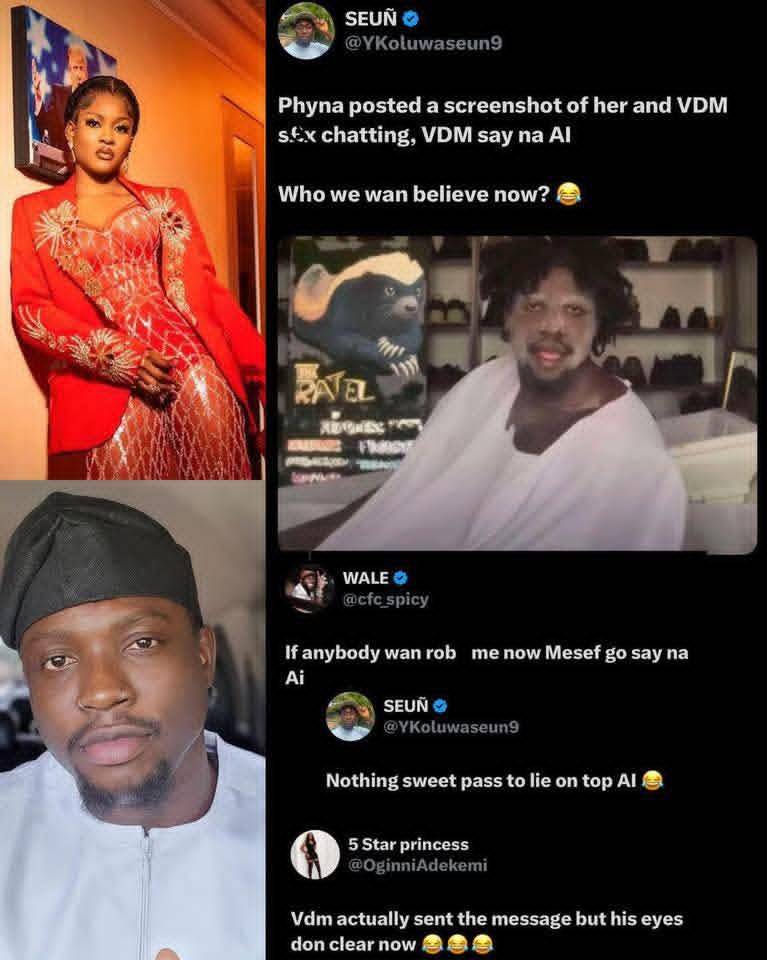 VDM and BBN Star, Phyna has been trending recently on X after Phyna accvsed VDM of trying to get her...