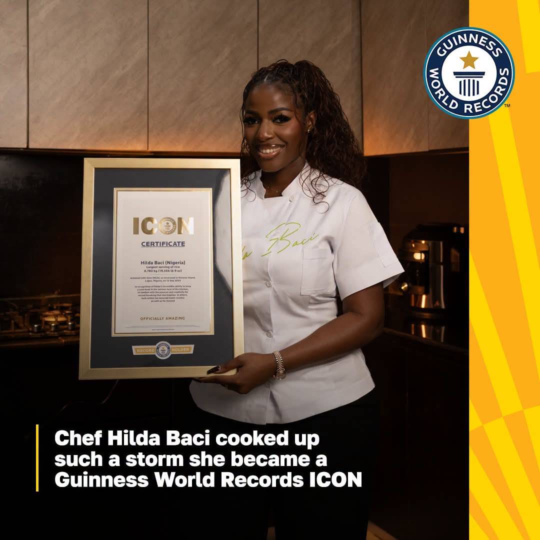 Hilda Baci has become a Guinness World Records ICON! 🤩