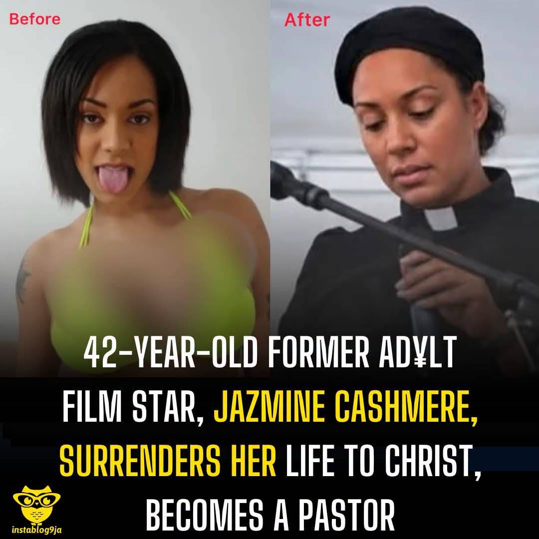 42-Year-Old Former Ad¥lt Film Star, Jazmine Cashmere, Surrenders Her Life to Christ, Becomes a Pasto...