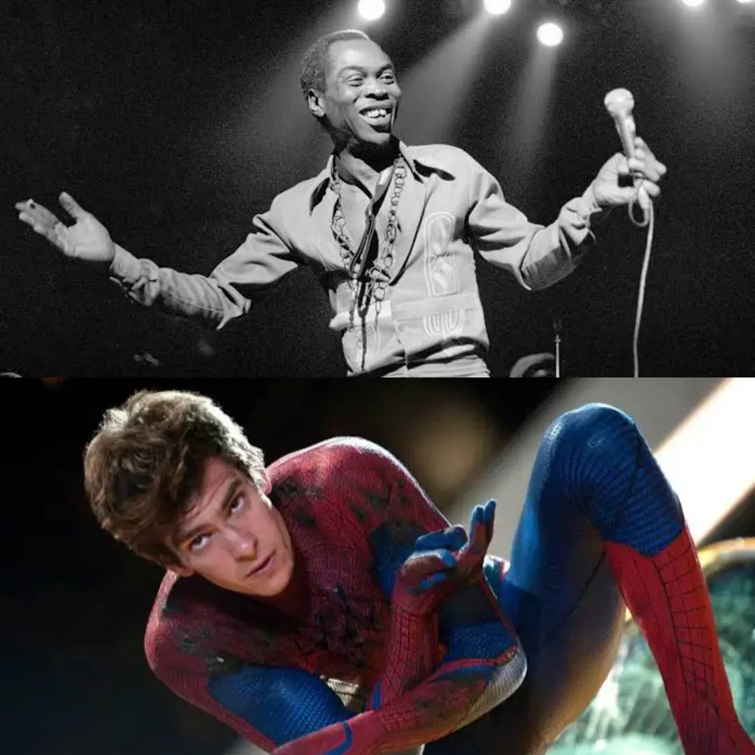 Fela Kuti inspired my moves in Spider-Man
~ spider man actor, Andrew Garfield says