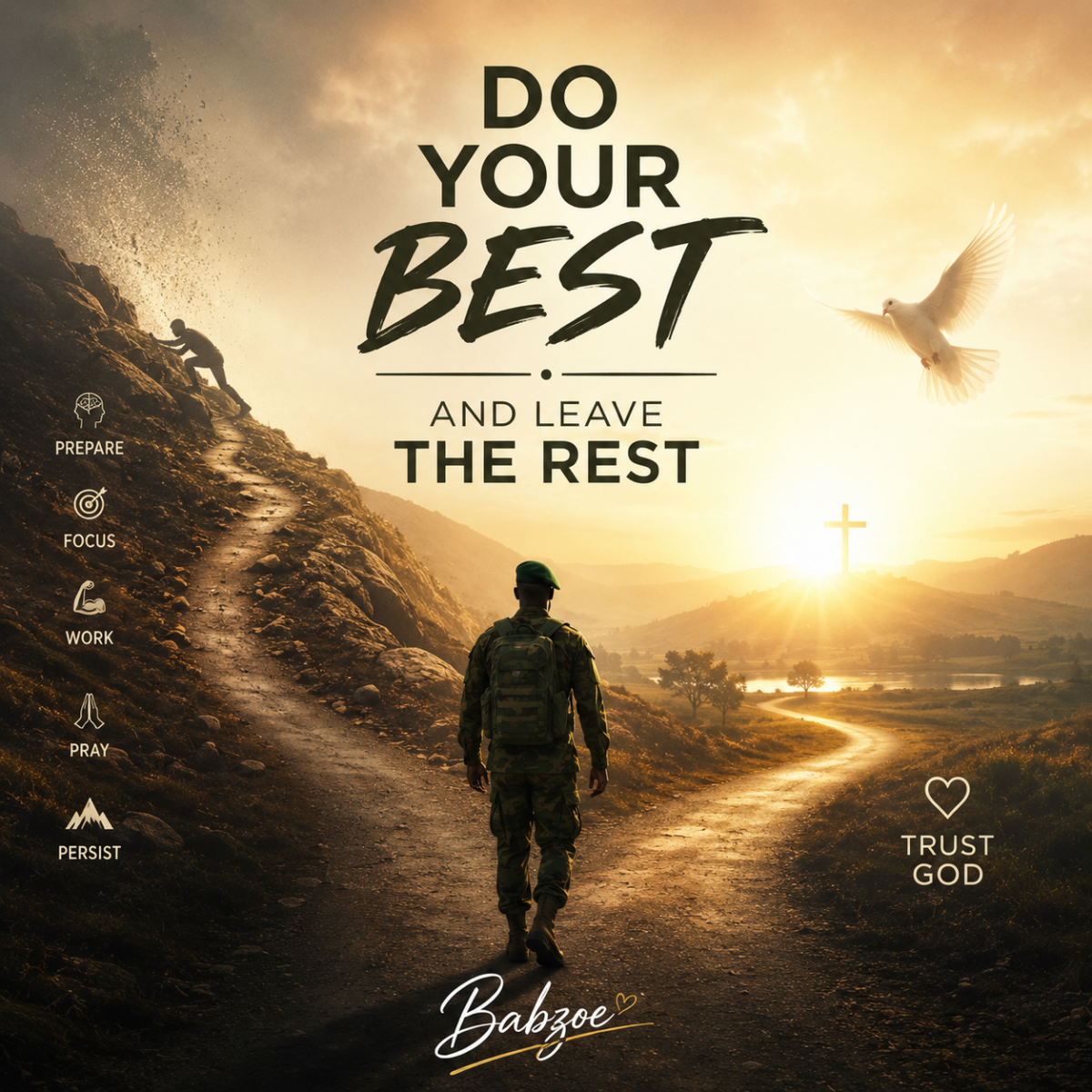 ๐๐๐
Your responsibility is to give your best; the outcome belongs to God. Excellence is measured...