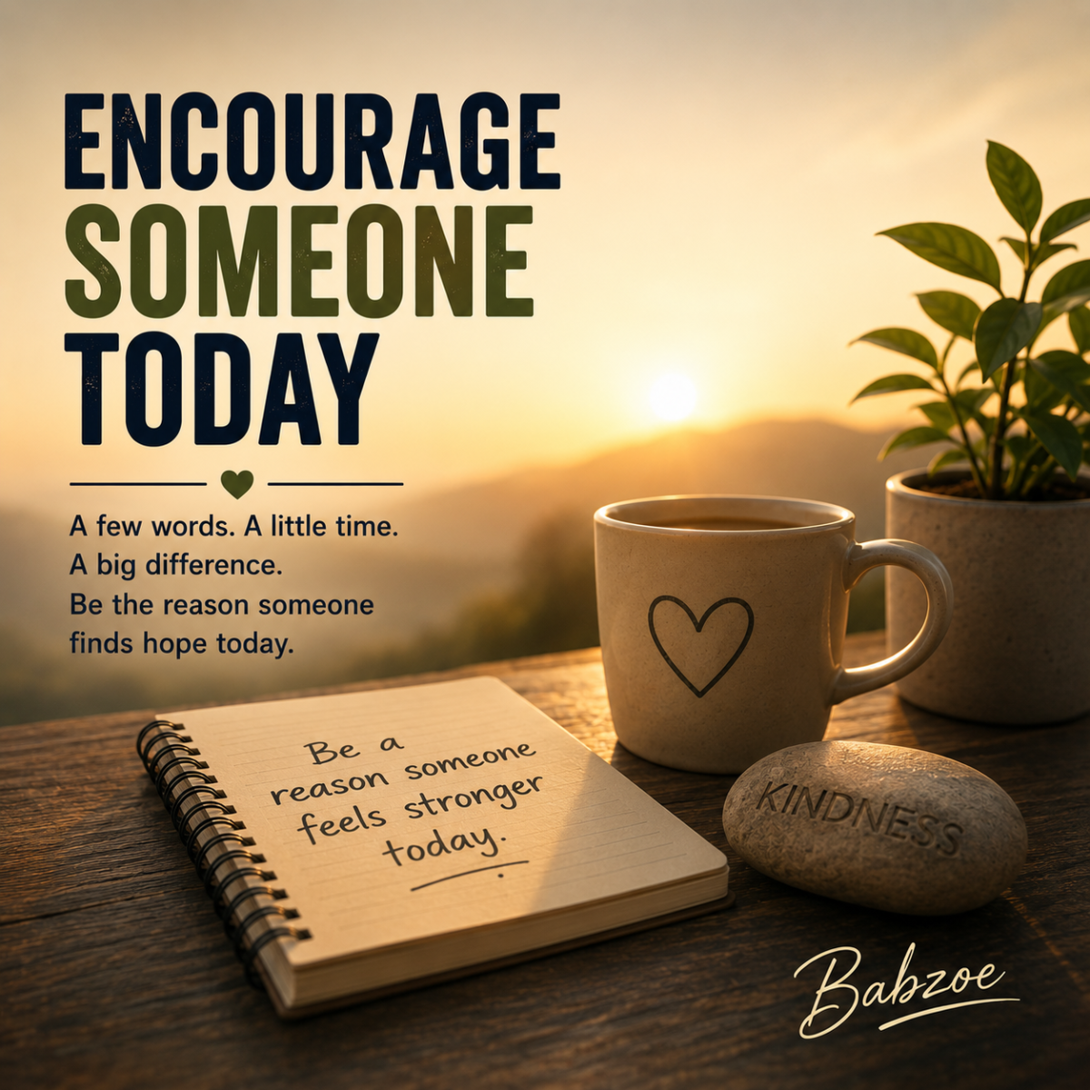 A few sincere words of encouragement can change someone's entire day. You may never know the battles...