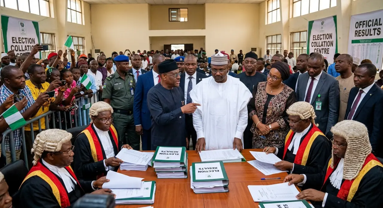 Is it the INEC Chairman or supreme court judges or Minister Nysom Wike or the masses that decide the...
