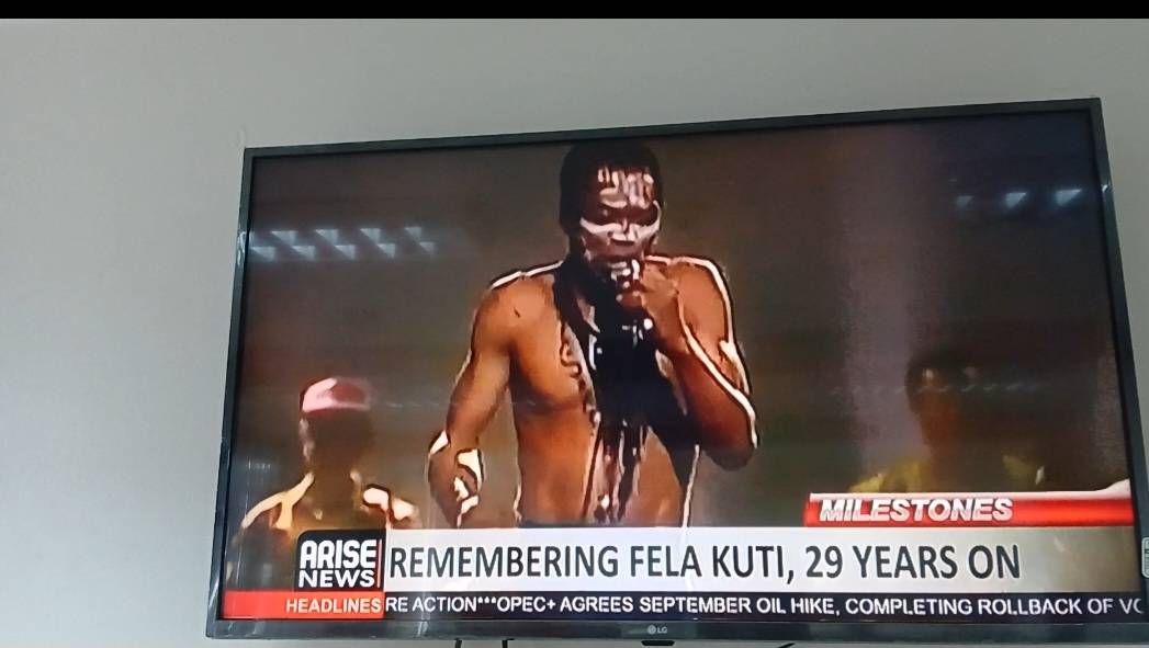 #DEMSAY INFO
Remembering fela Kuti , 29 years on!!
Legend died but his works never dies
@Followers...