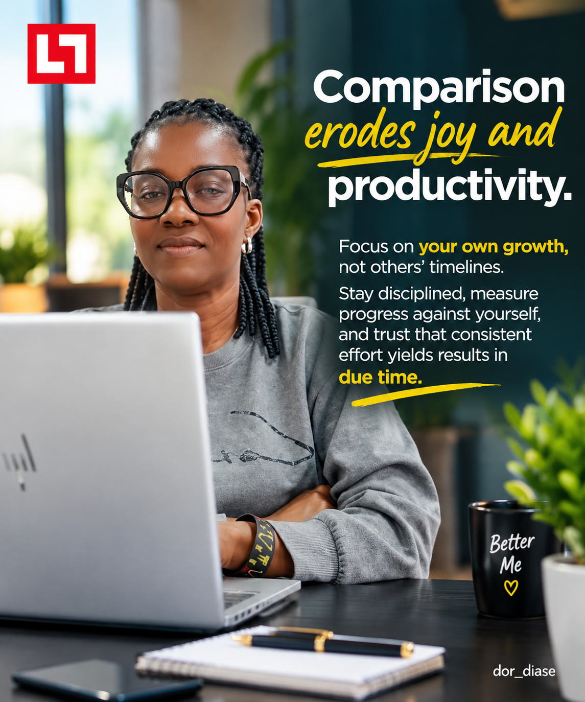 Comparison erodes joy and productivity.
Focus on your own growth, not others’ timelines.
Stay...