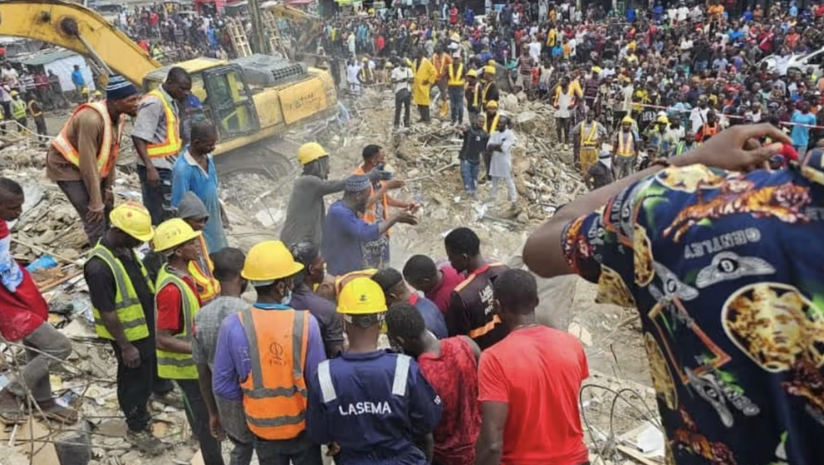 Six people rescued from collapsed storey building in Lagos
Six people have been rescued from the t...