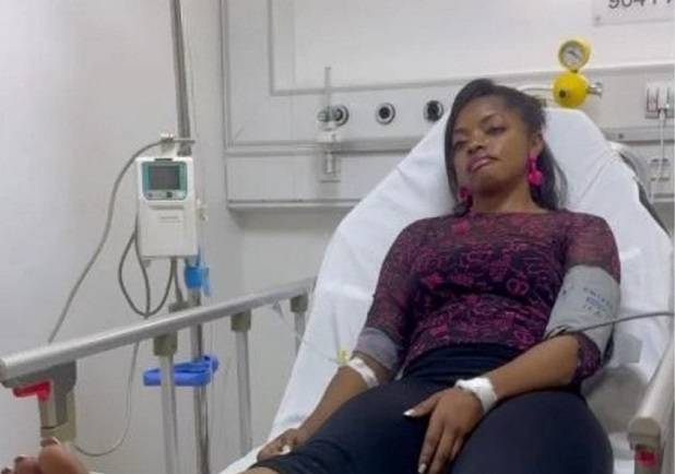 WATCH: Actress Omeche Oko hospitalised after on-set motorcycle accident
Omeche Oko, the Nollywood a...