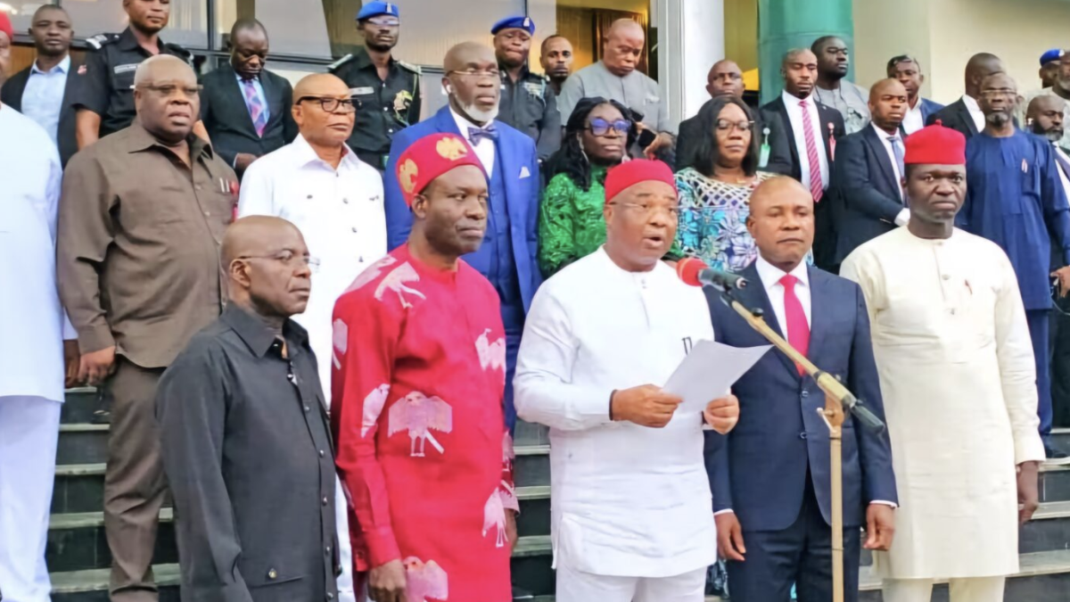All five south-east governors backing Tinubu's re-election bid, says Uzodimma   

Hope Uzodimma, gov...