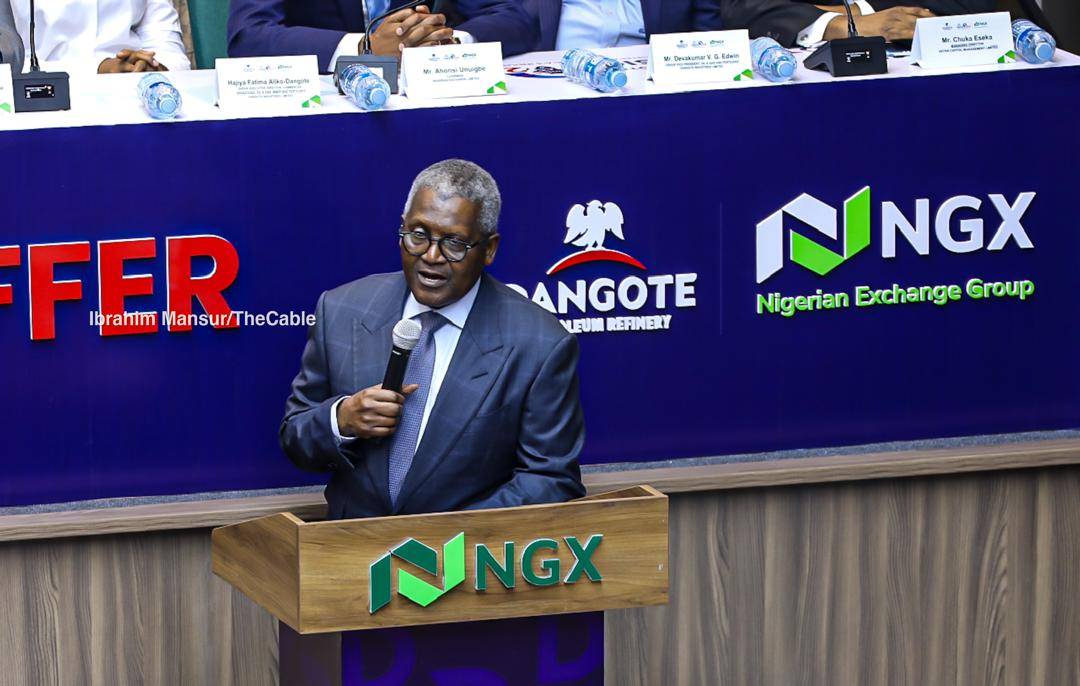 Aliko Dangote's net worth rises 63% to $51bn after refinery launched IPO 

Aliko Dangote, the founde...