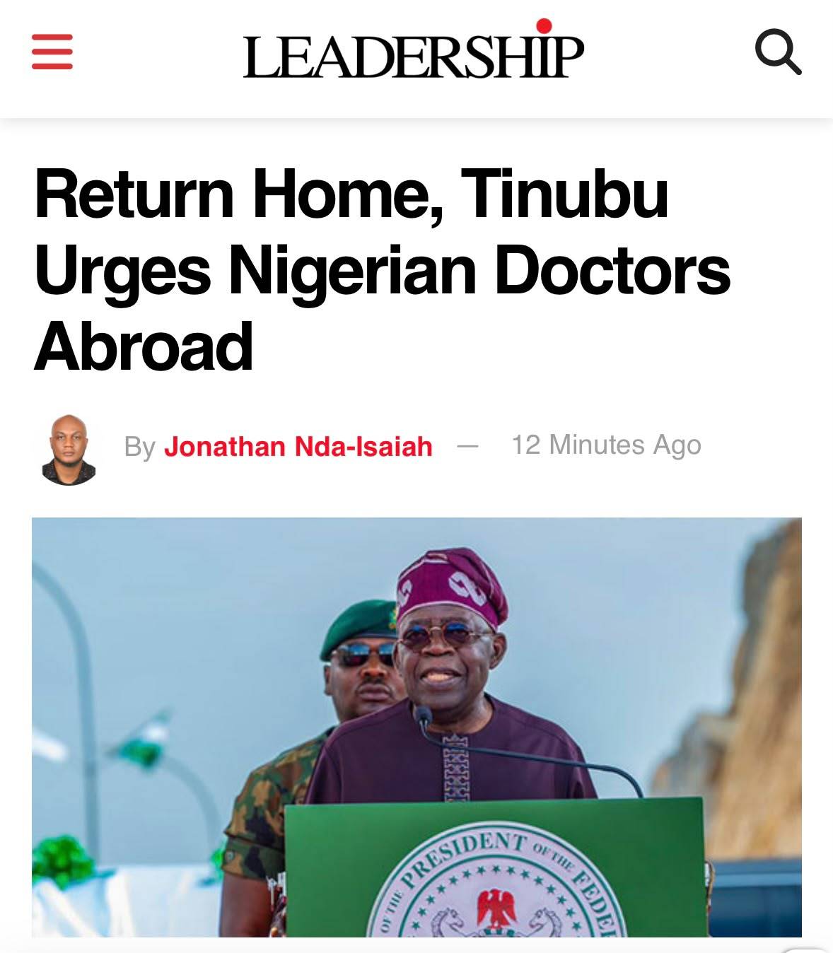 If you're one of the Doctors abroad, will you return home?