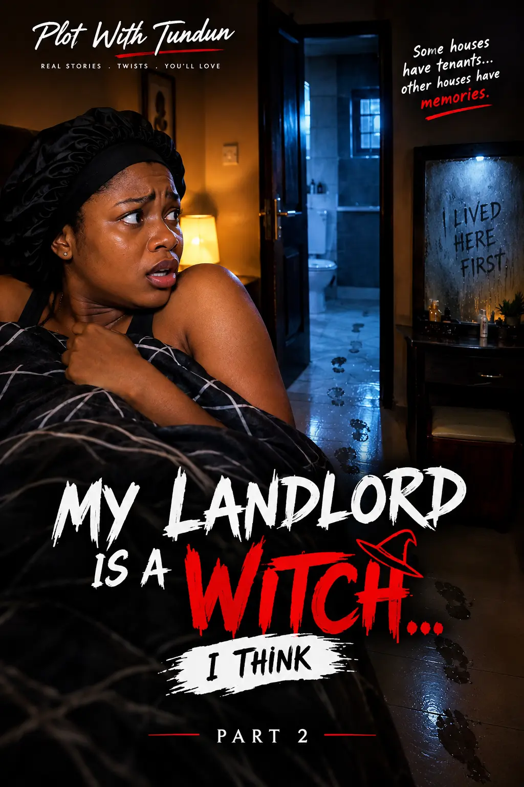 MY LANDLORD IS A WITCH… I THINK
PART 2
I froze.
The voice came again.
“Madam… abeg open the door....