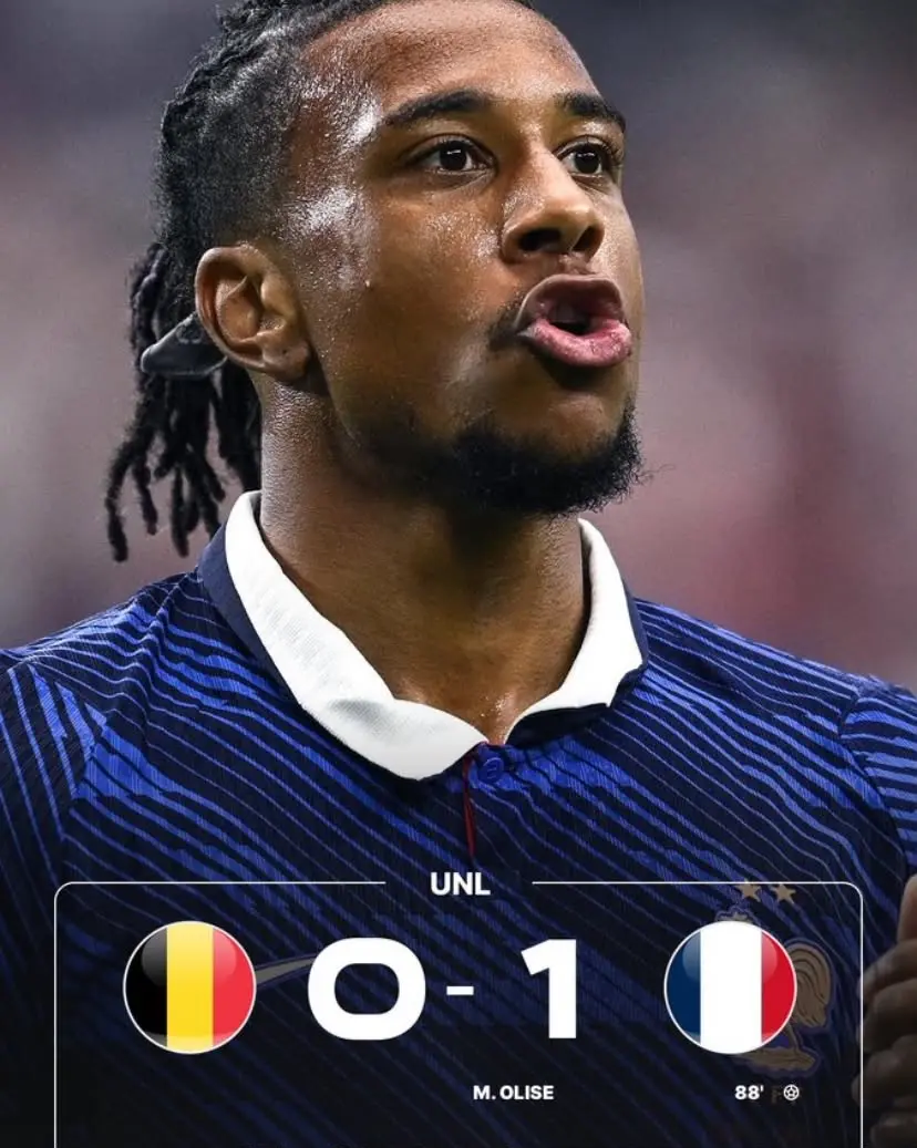 ๐ซ๐ท MICHAEL OLISE WITH LATE MAGIC FOR LES BLEUS! โก
Coming off the bench in the 76th minute, Bayern M...