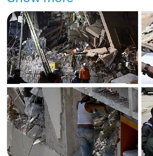 Some countries experience earthquakes, a natural phenomenon. A developing country like ours, however...