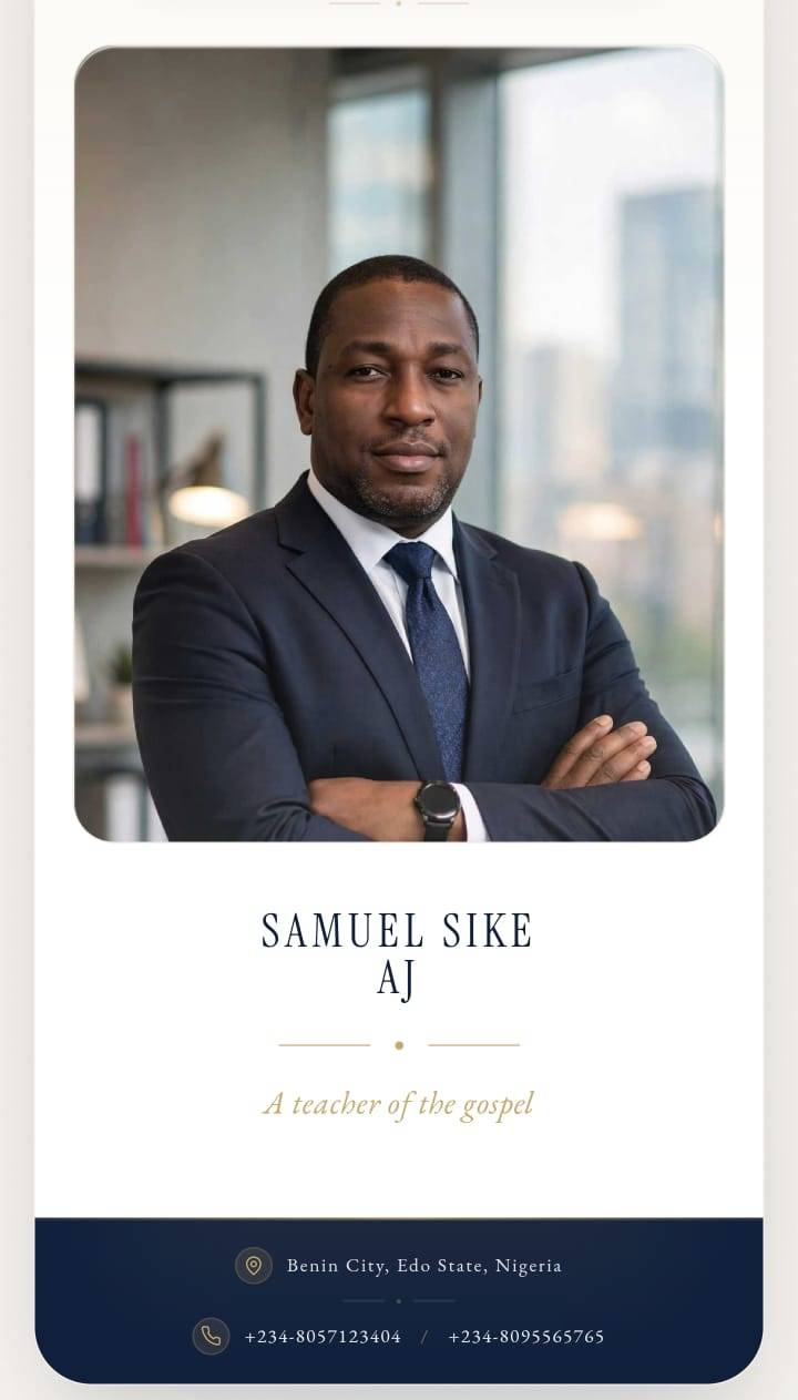 Post by Samuel Sike AJ