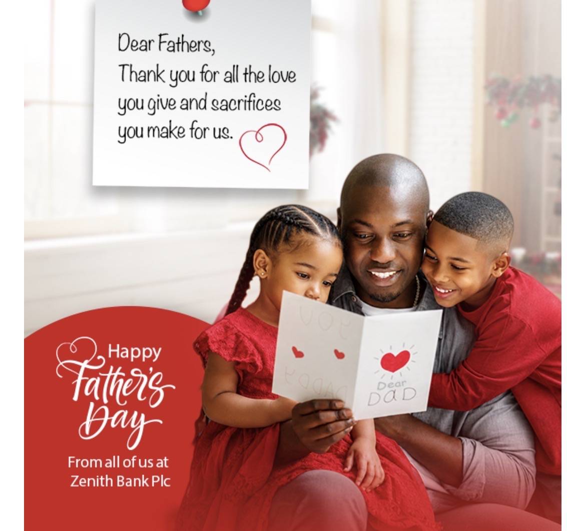 Happy Father’s Day to all the fathers in the house.