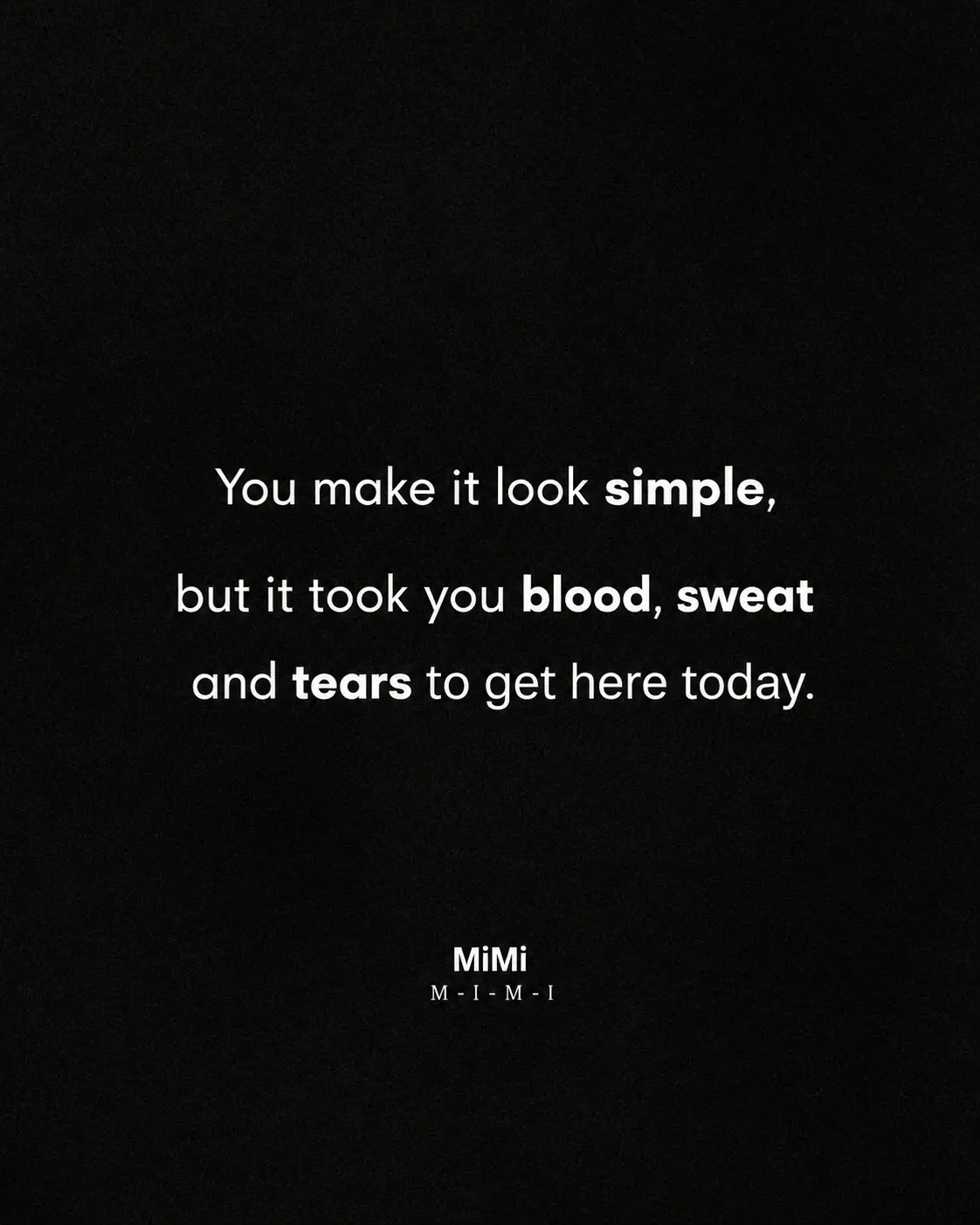Because you see other people’s results, you now feel like you’re not doing well. Remember all the ha...