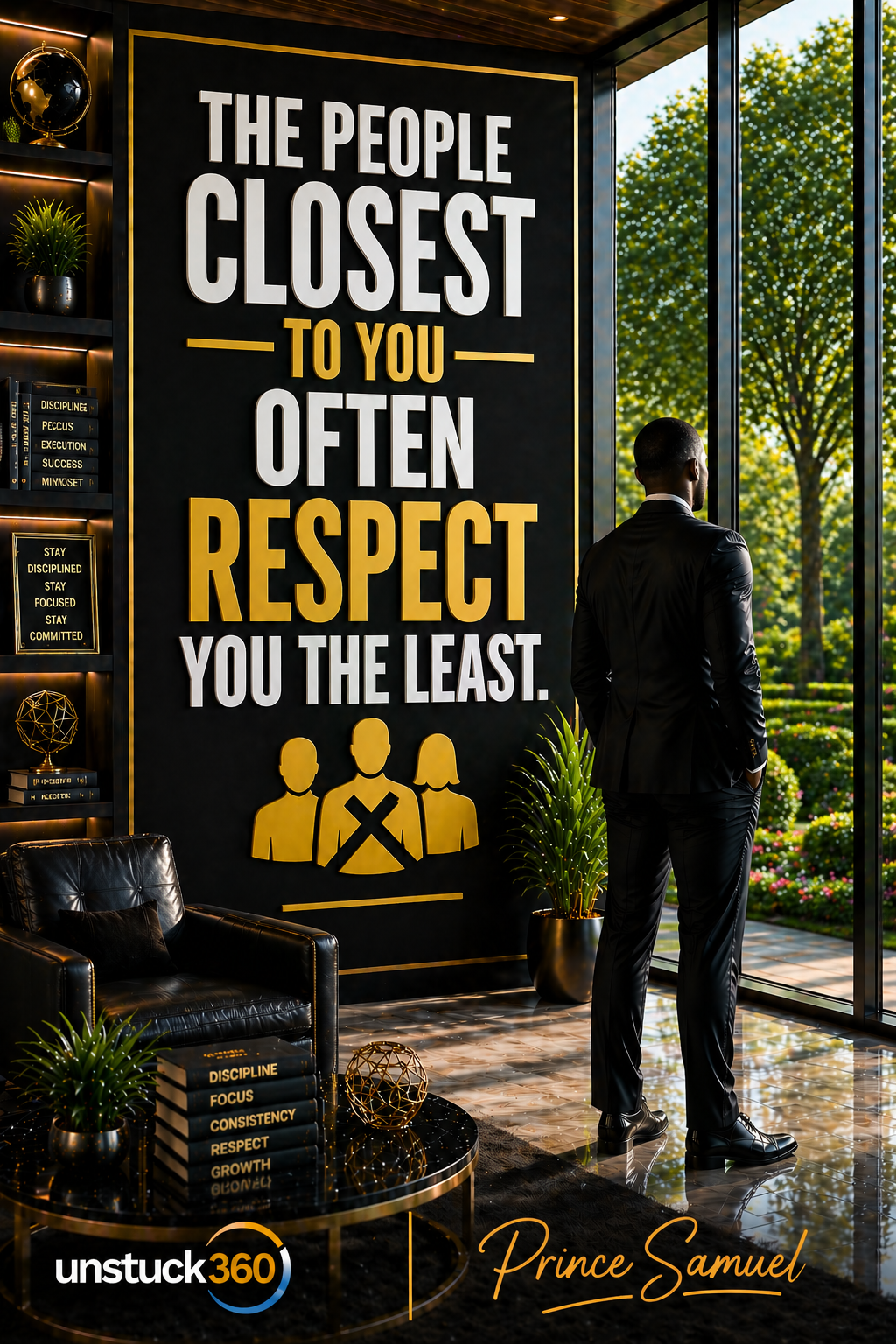 "The people closest to you often respect you the least."
Familiarity can make people overlook your...