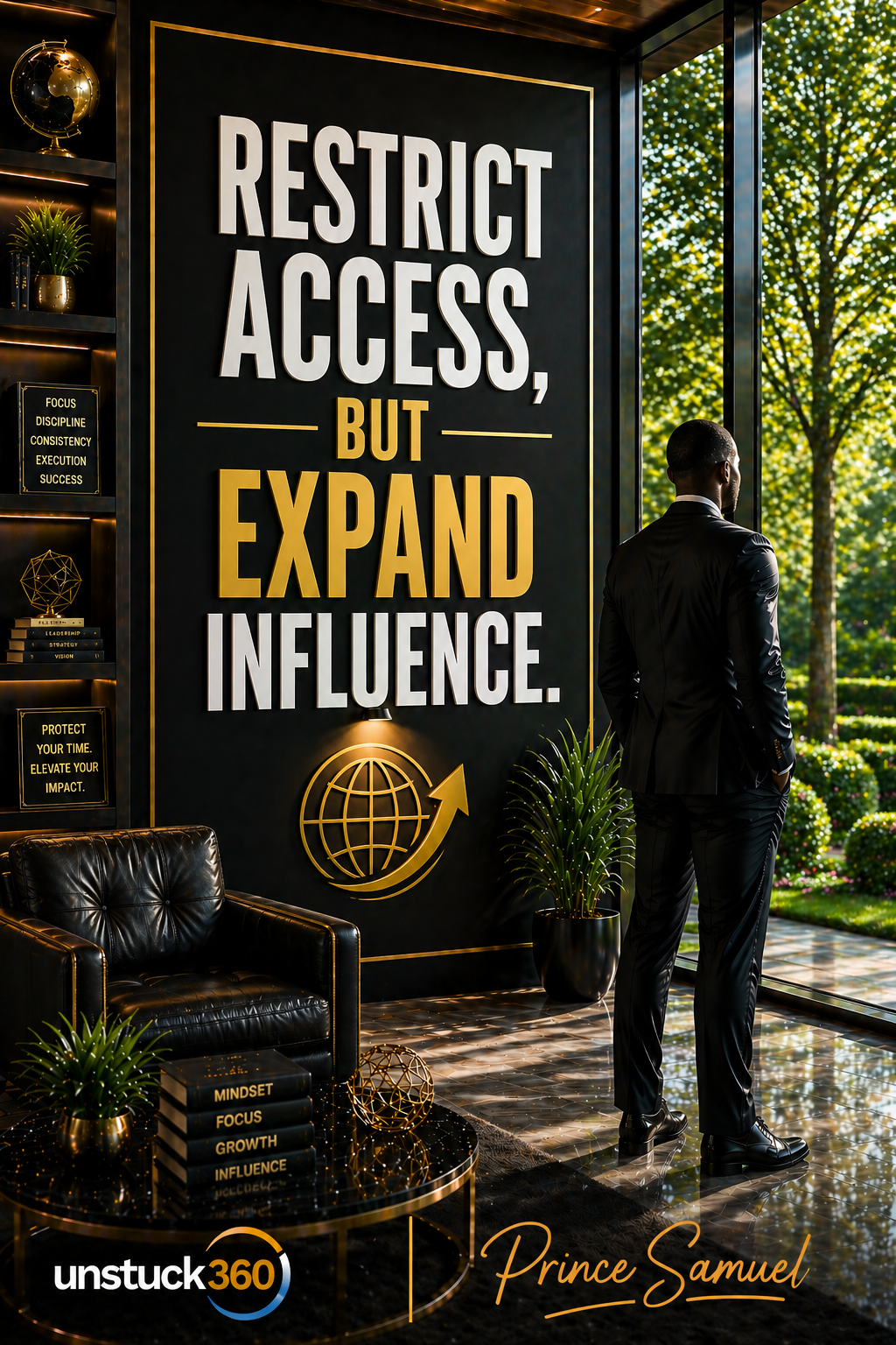 "Restrict access, but expand influence."
You do not need constant presence to create impact.
Be in...