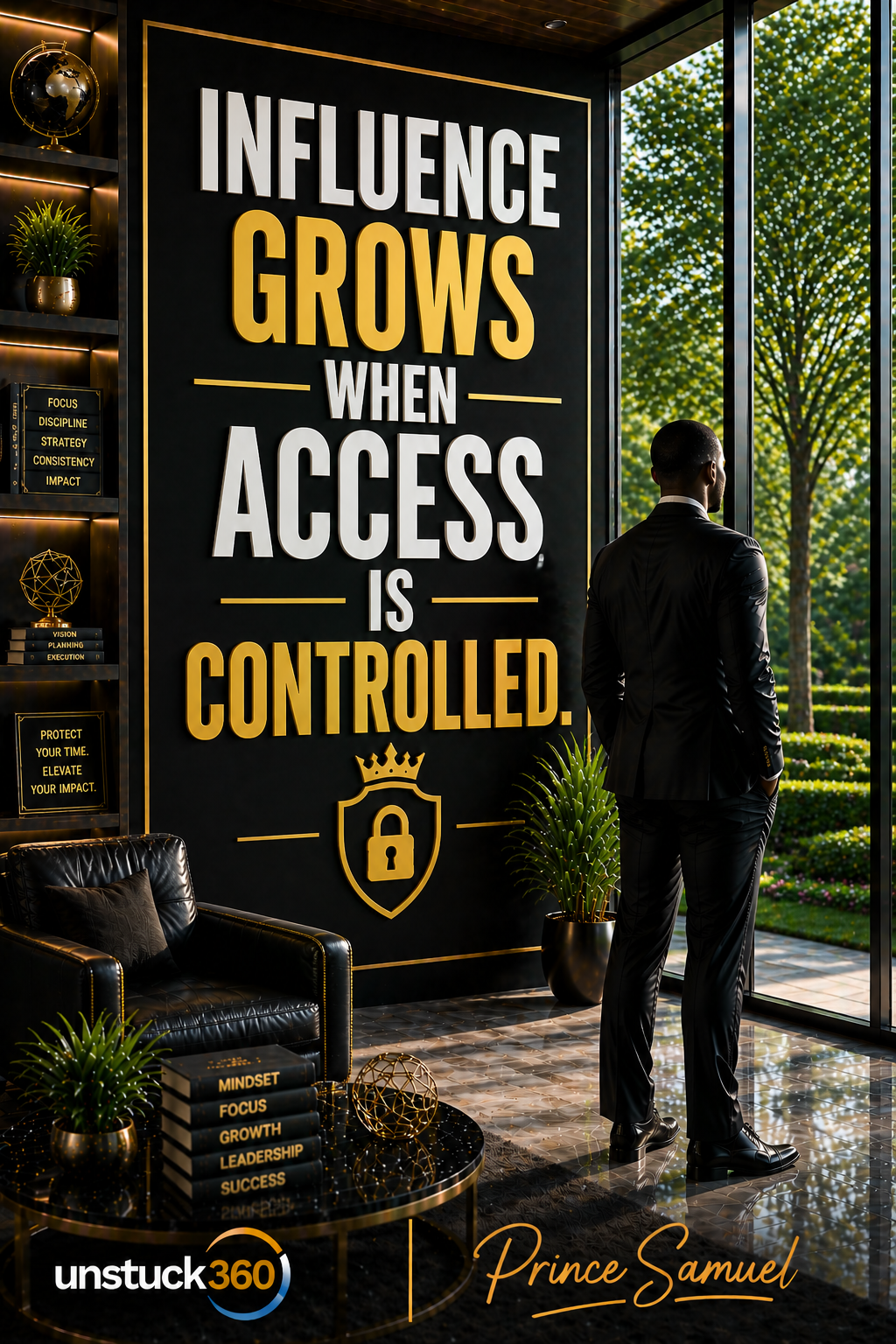 "Influence grows when access is controlled."
If everything can reach you, your value drops.
Be sel...