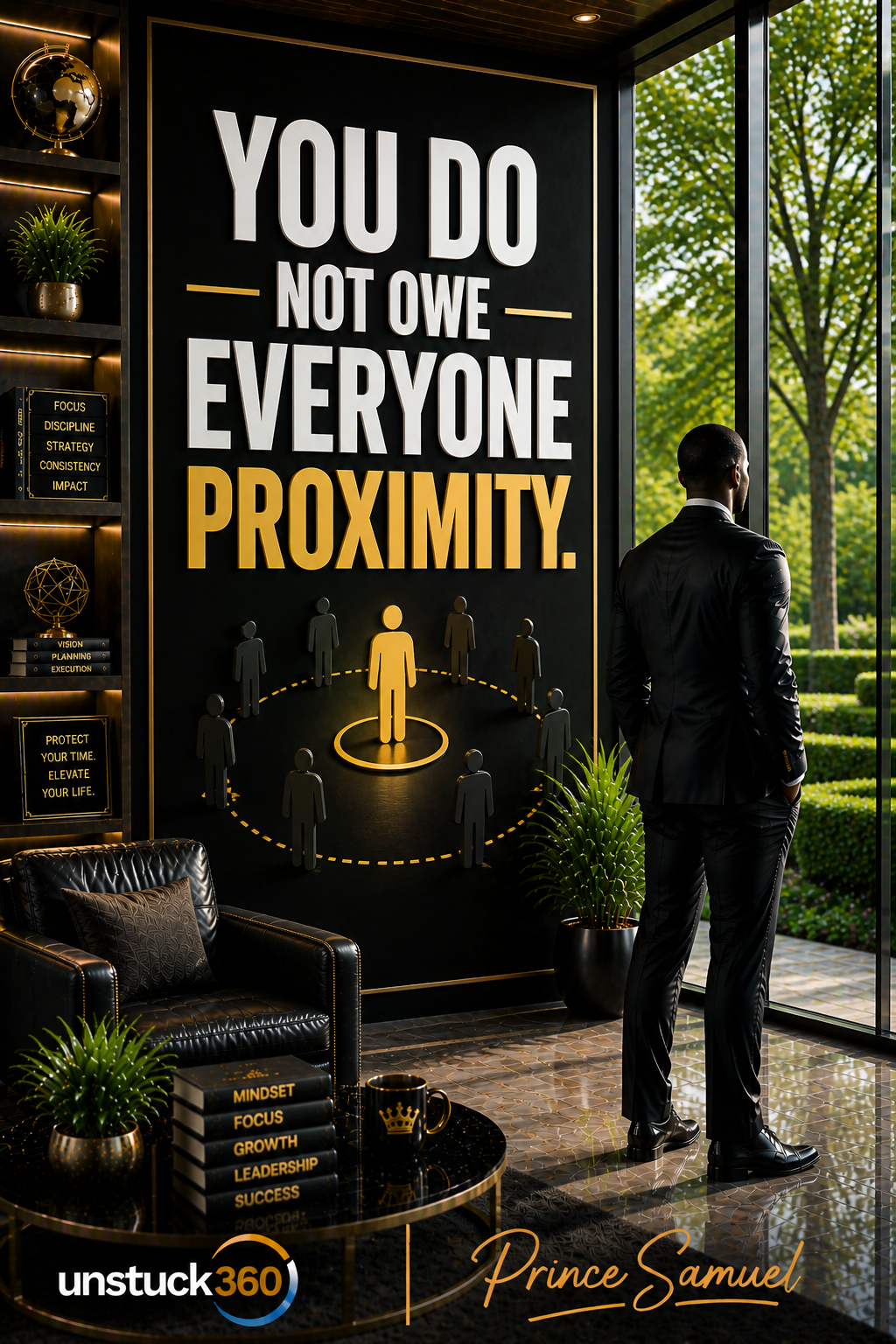 "You do not owe everyone proximity."
Not everyone deserves to be close to you.
Protect your space....