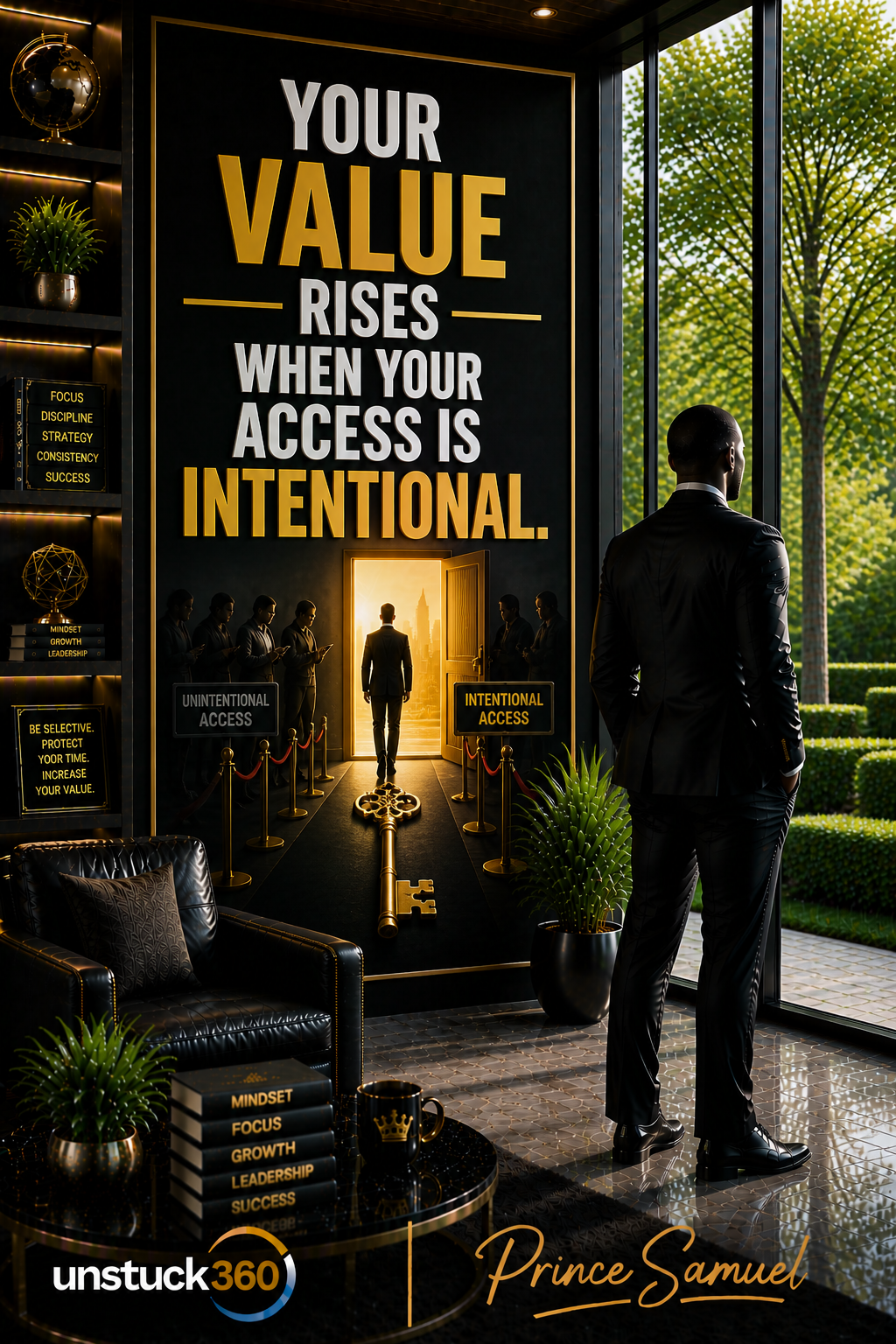 "Your value rises when your access is intentional."
If everything has access to you, your value dro...