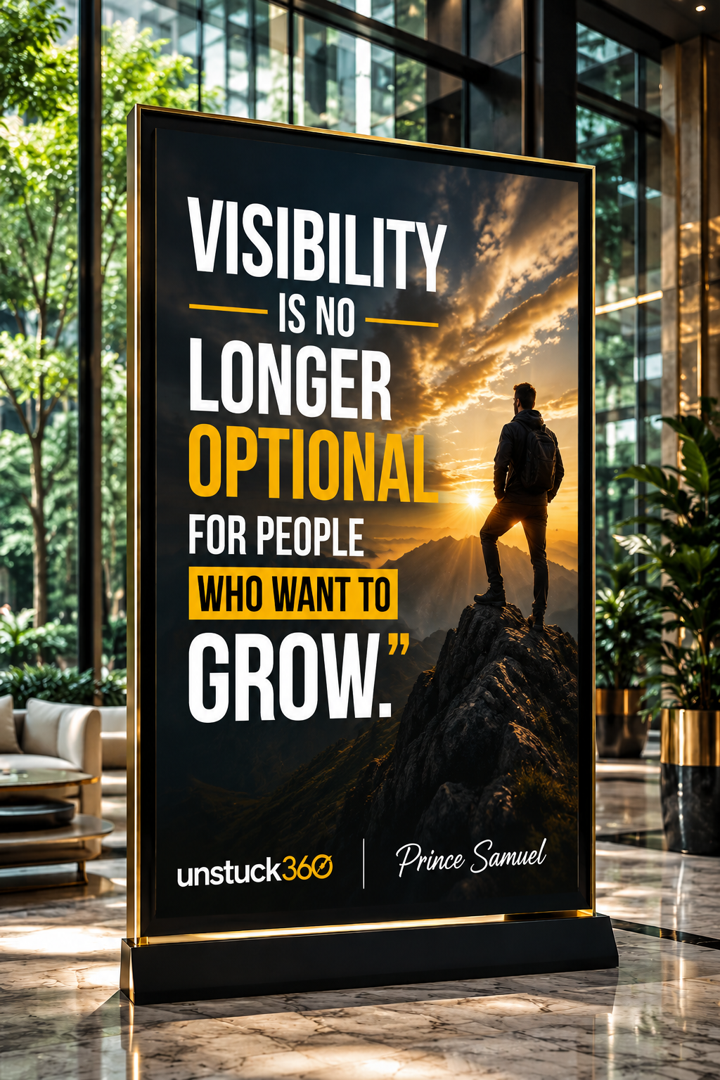 "Visibility is no longer optional for people who want to grow.”
If people do not know what you do,...