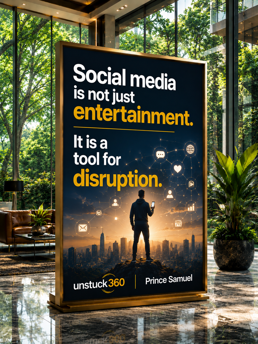 "Social media is not just entertainment. It is a tool for disruption."
The people who are winning o...