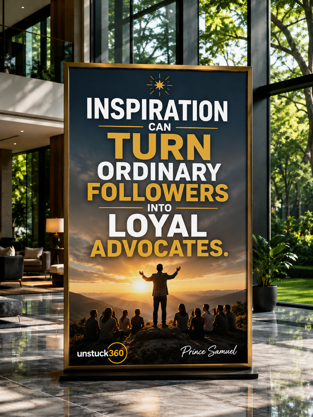 "Inspiration can turn ordinary followers into loyal advocates."
The goal is not just to grow your a...
