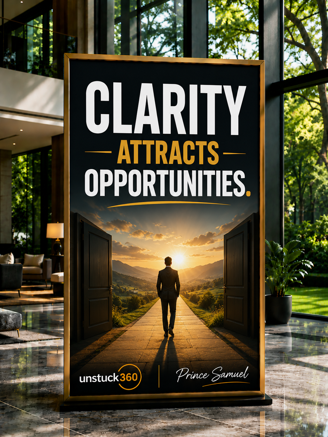 "Clarity attracts opportunities."
Confusion pushes opportunities away.
Clarity draws them in.
G...