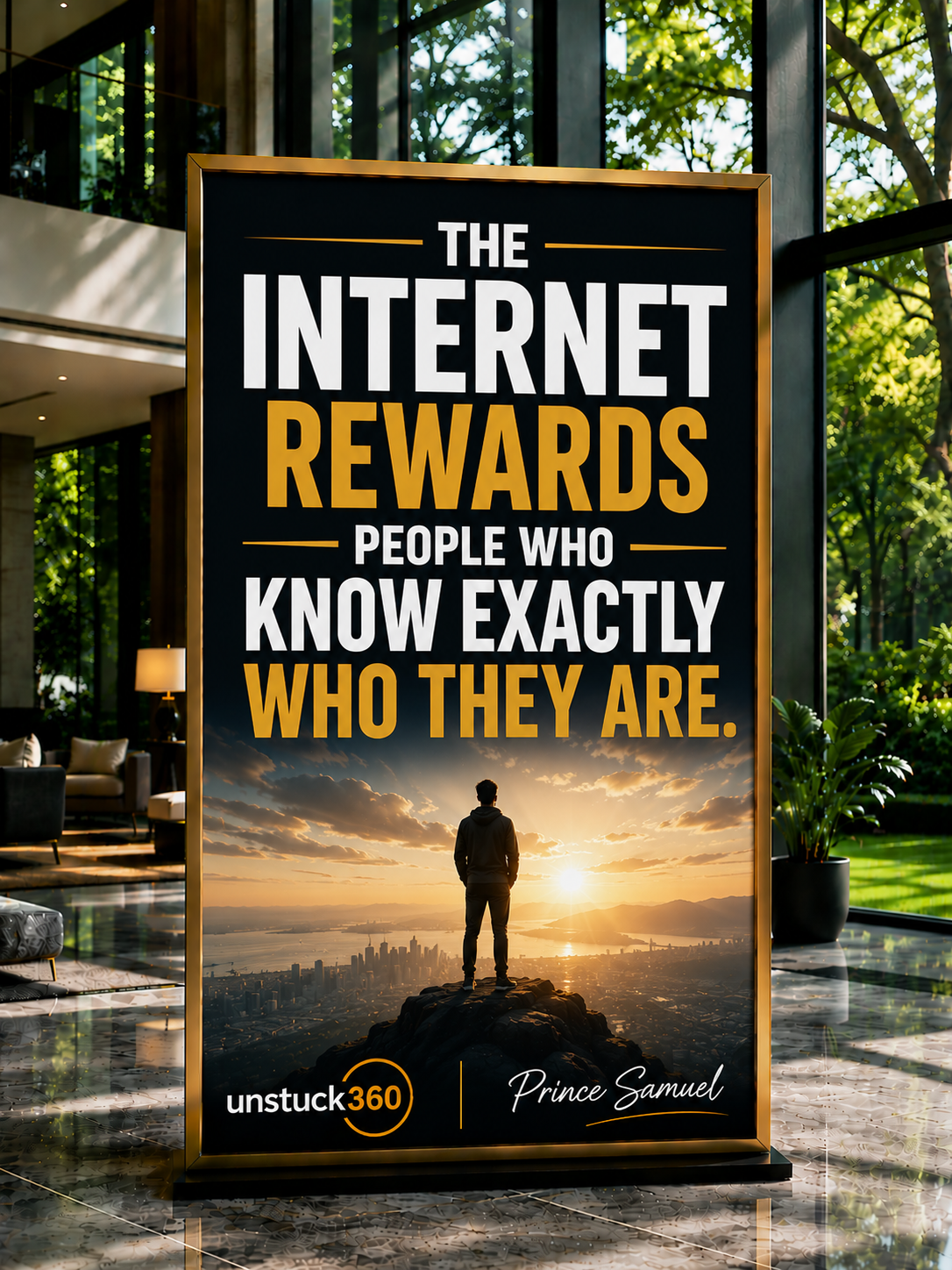 "The internet rewards people who know exactly who they are."
Identity clarity is what makes your me...