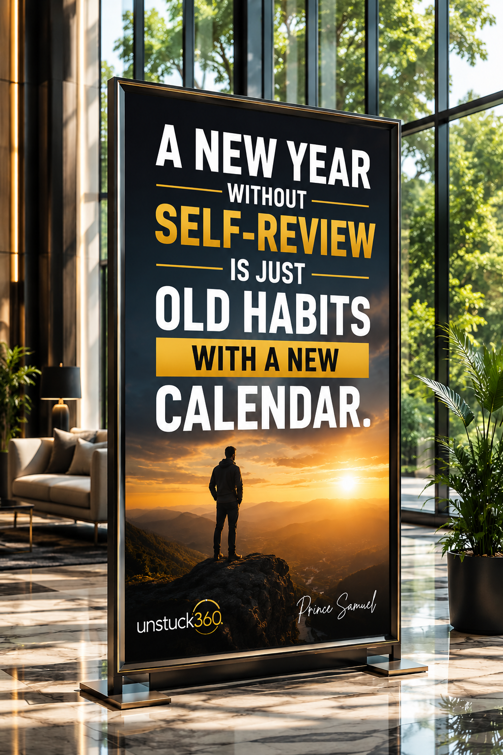 “A new year without self-review is just old habits with a new calendar.”
The calendar can change wi...