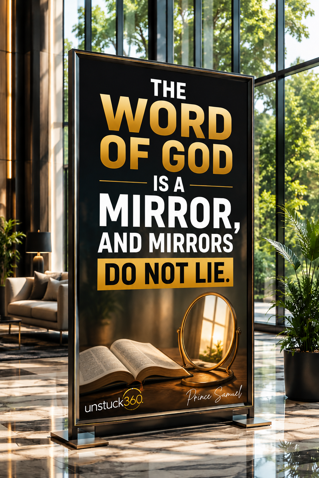 “The Word of God is a mirror, and mirrors do not lie.”
Many people want encouragement from Scriptur...