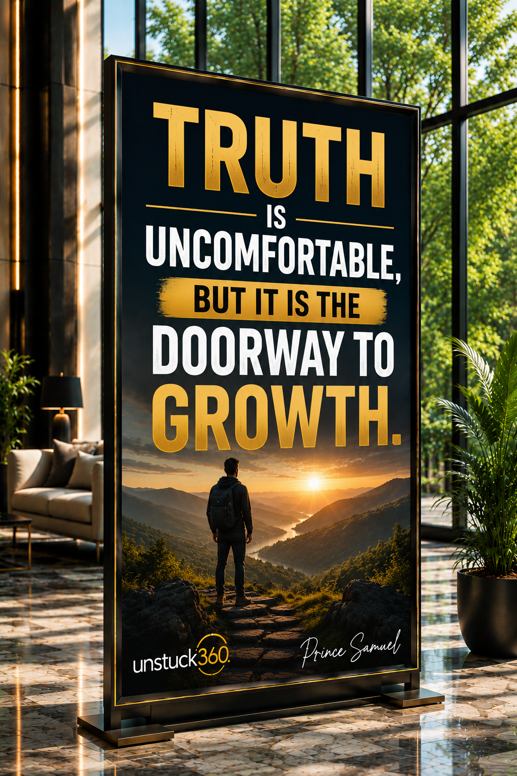 "Truth is uncomfortable, but it is the doorway to growth."
Many people choose comfort over truth an...
